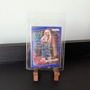 2025 Panini Prizm WNBA Caitlin Clark Blue Velocity Prizm #22 Indiana Fever